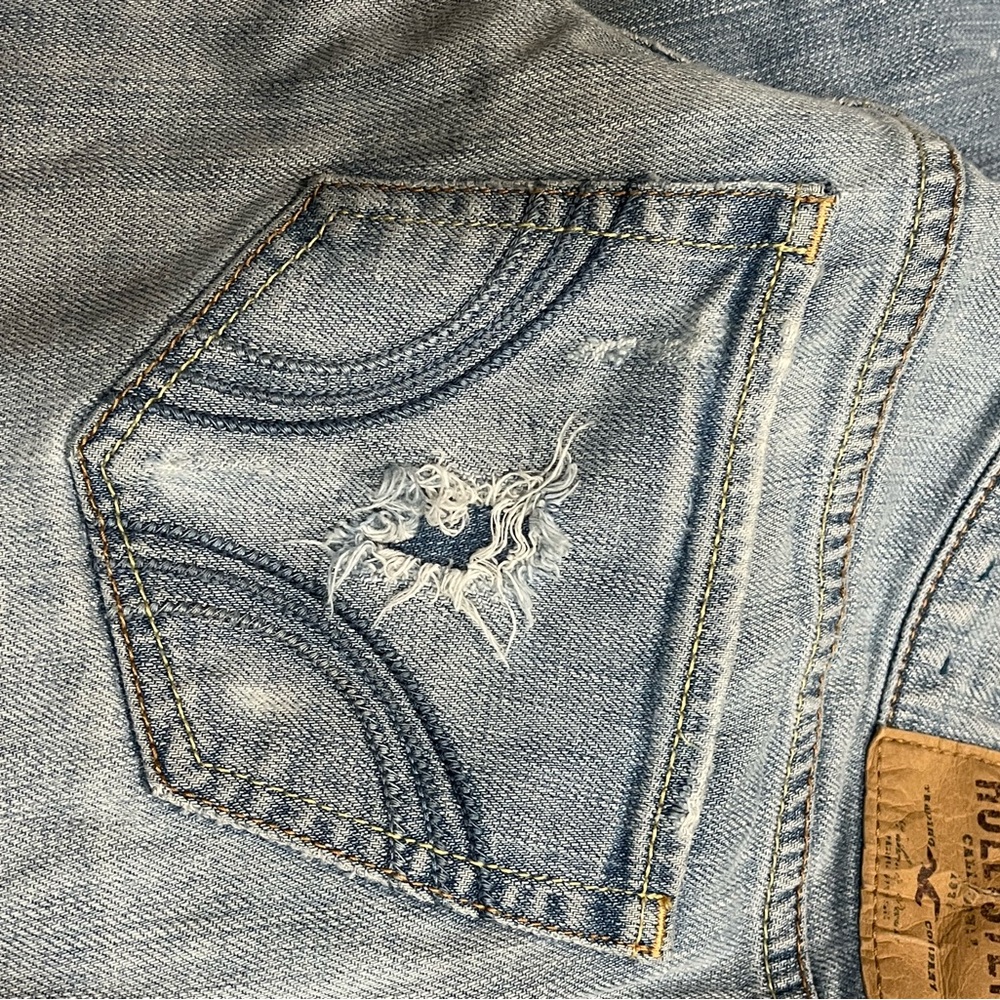 Hollister Light Blue Ripped - Picture 8 of 13